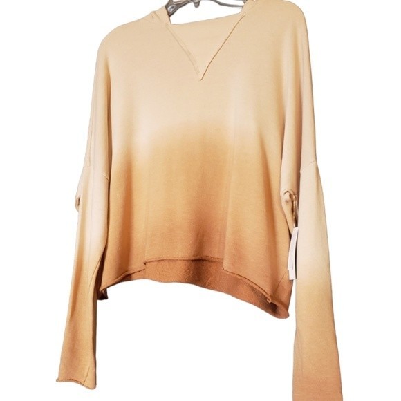 NWT Abound Ombre Raw Cut Lightweight Hoddie Size M - Picture 1 of 7